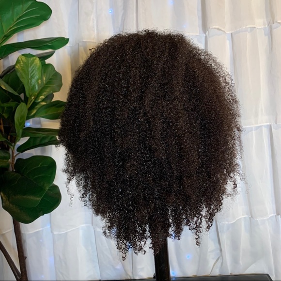 🚫SOLD🚫 Kinky Curly Natural Virgin Hair Headband - Picture 9 of 10